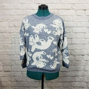 Vintage teddy bear sweater